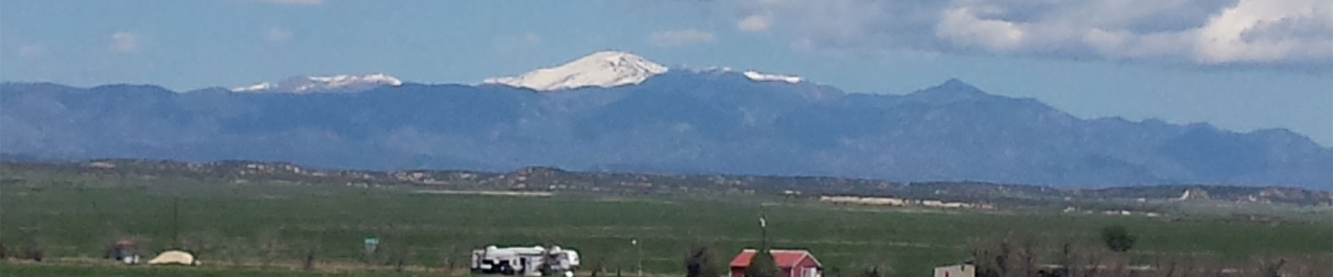 A View of Pikes Peak from Pueblo West